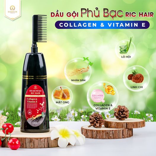 Dầu gội phủ tóc bạc