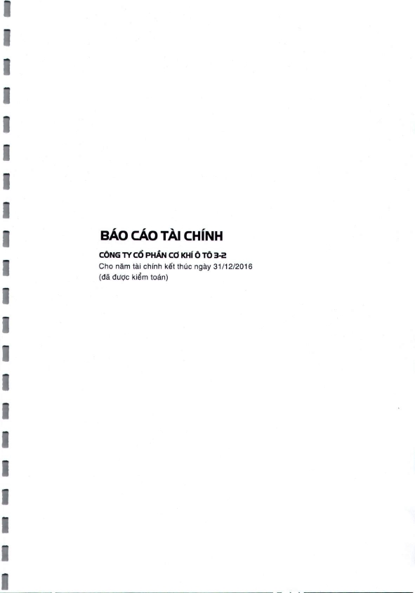 Báo cáo tài chính đã kiểm toán năm 2016