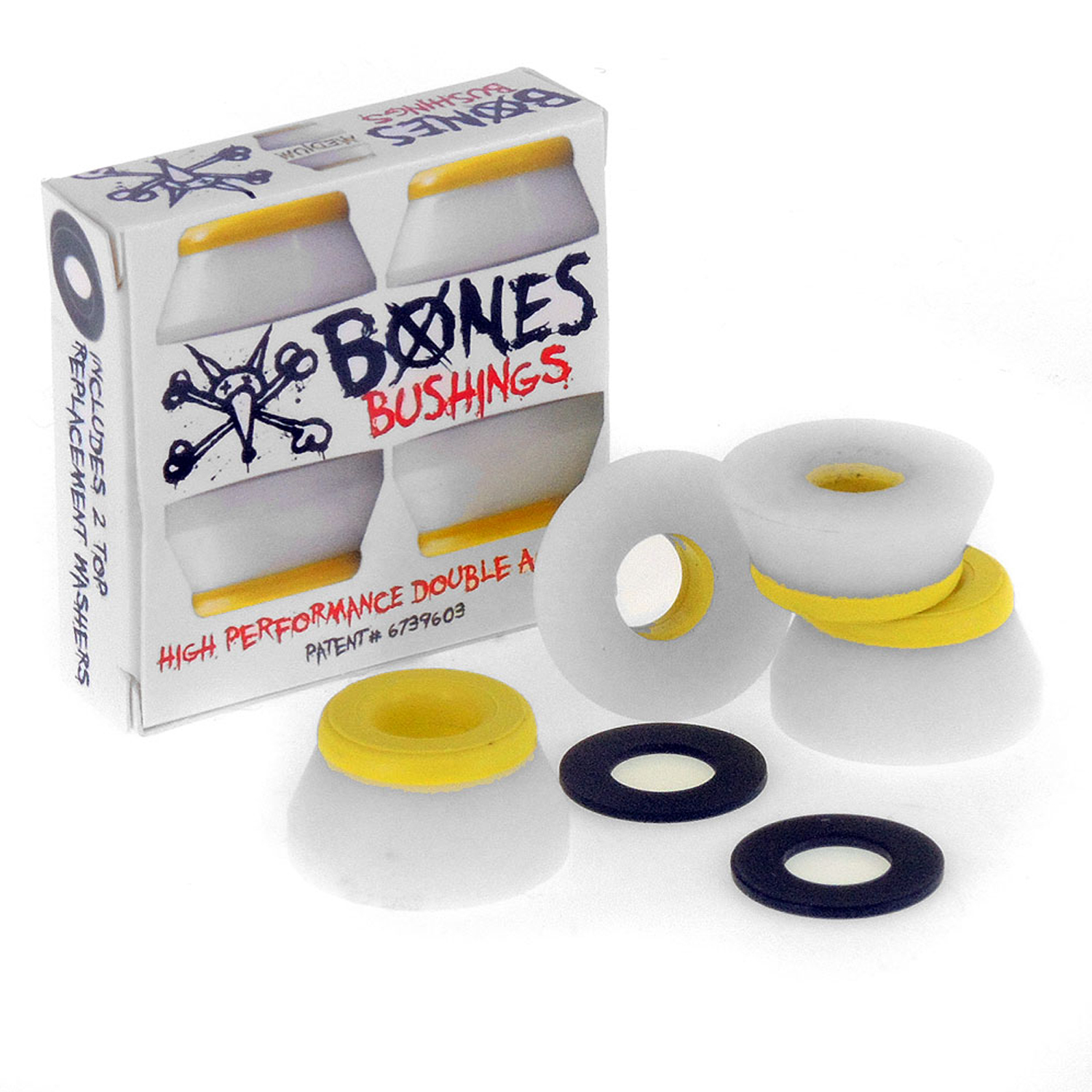 Bones Hardcore Bushings - 96A Hard - BNS-TKH-0009 Bones Hardcore Bushings - 96A Hard - BNS-TKH-0009