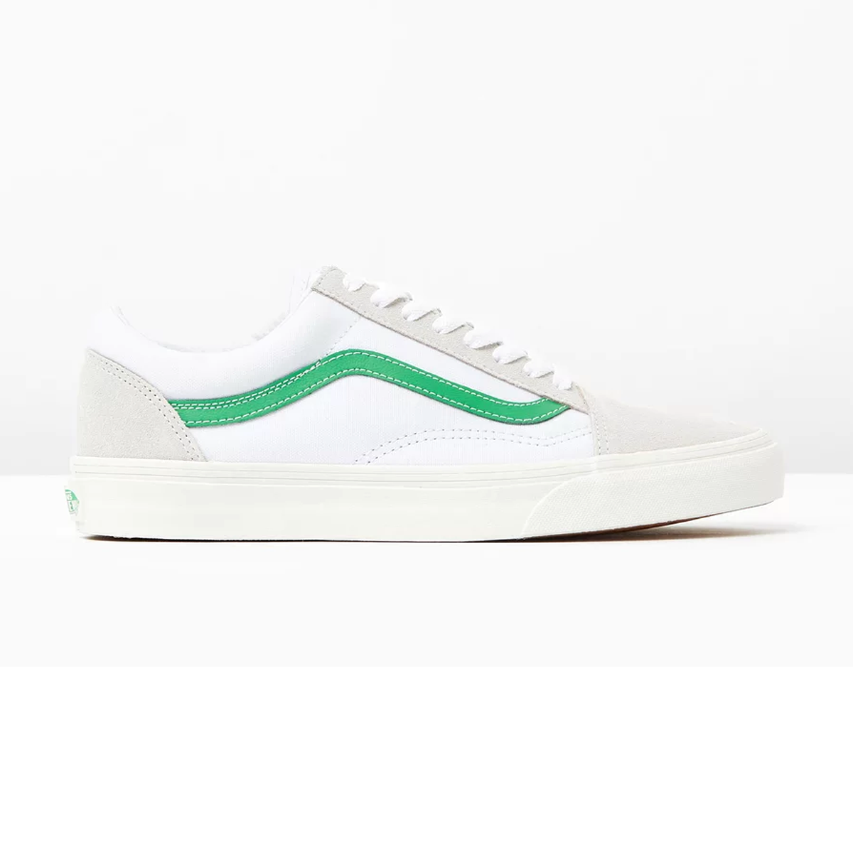 Vans old skool true white kelly green Clearance