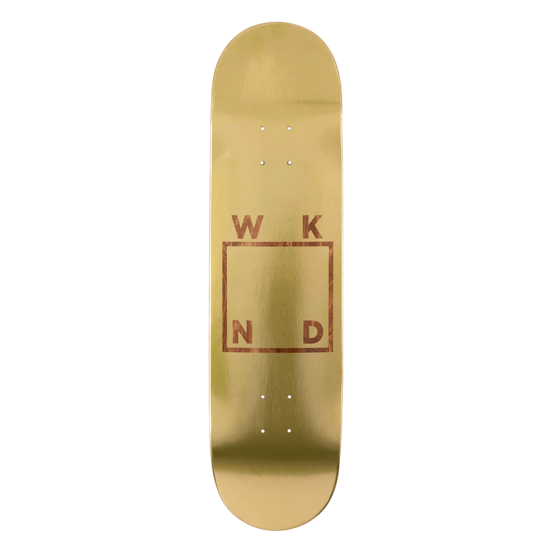 WKND TEAM GOLD PLATED LOGO DECK 8.37