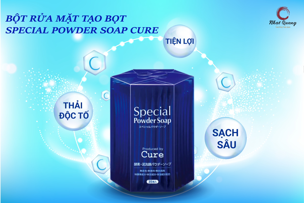 Bột Rửa Mặt Cure Special Powder Soap