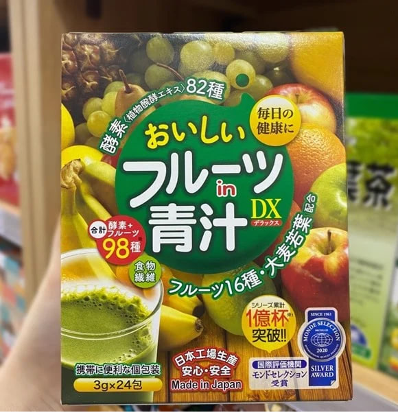 Thực phẩm Bột trái cây tổng hợp Japan Gals 24 gói x 3g