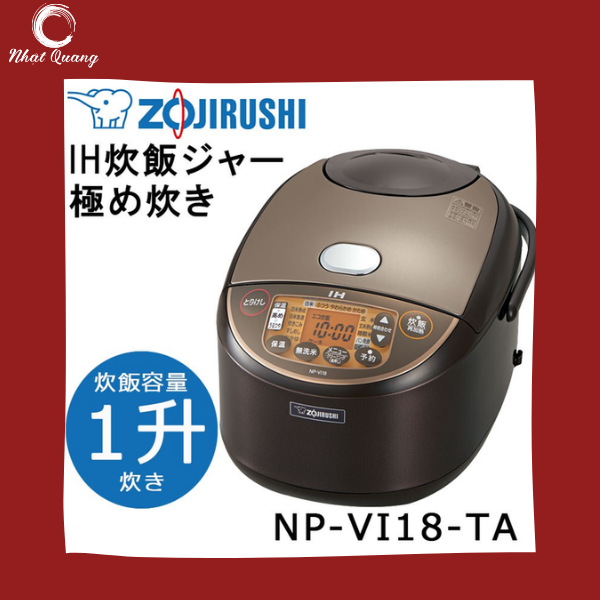 SALE人気セール 象印 炊飯器 一升 IH式 極め炊き ブラウン NP-VQ18-TA