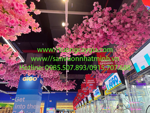 Lắp Đặt Hoa Anh Đào Aeon Mall Hà Đông - Hà Nội