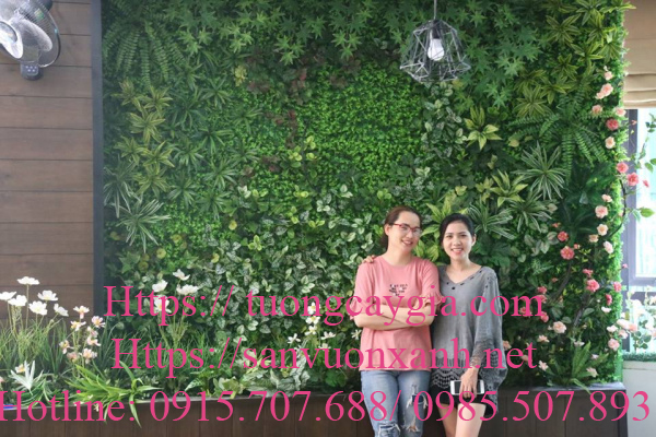 Mẫu tường cây giả đẹp nhất