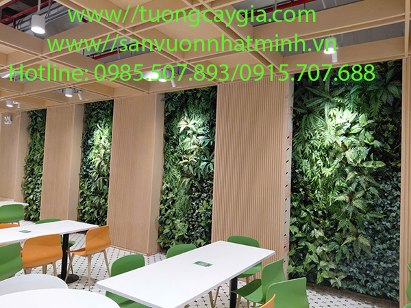 Thi công lắp đặt vách tường cây tại tại nhà máy GOERTEK - khu Công nghiệp Quế Võ, thành phố Bắc Ninh