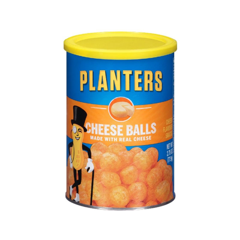 Snacks Planters Cheese Balls vị Phomai hộp 77.9gr Can.D Confectionery