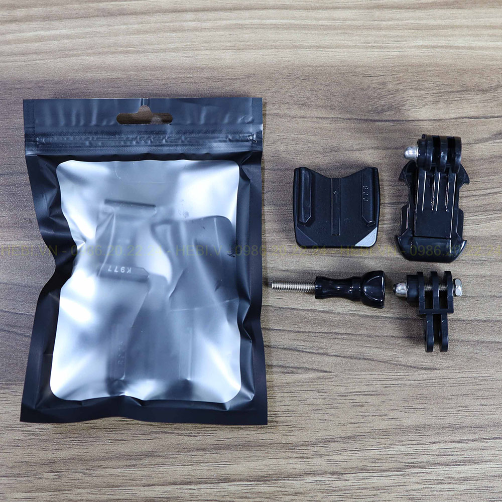 Bộ Ngàm Gắn Cằm Camera Hành Trình Gopro Cho Mũ LS2 Kèm Keo 3M Freeship