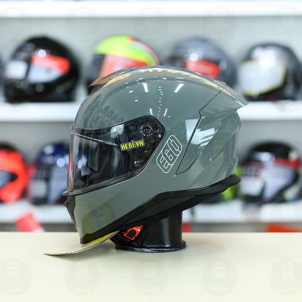 Mũ Fullface EGO E71 Xi Măng Bóng FREESHIP