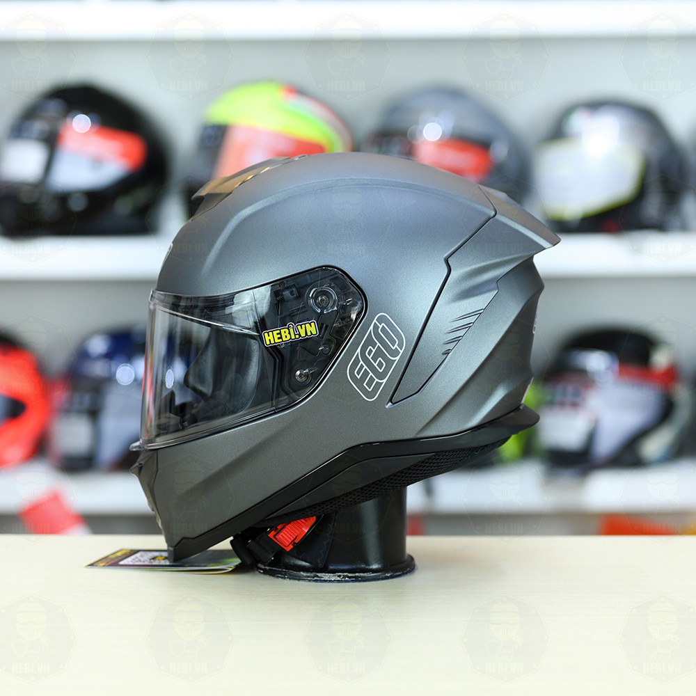 Mũ Fullface EGO E71 Xám Titanium Nhám FREESHIP