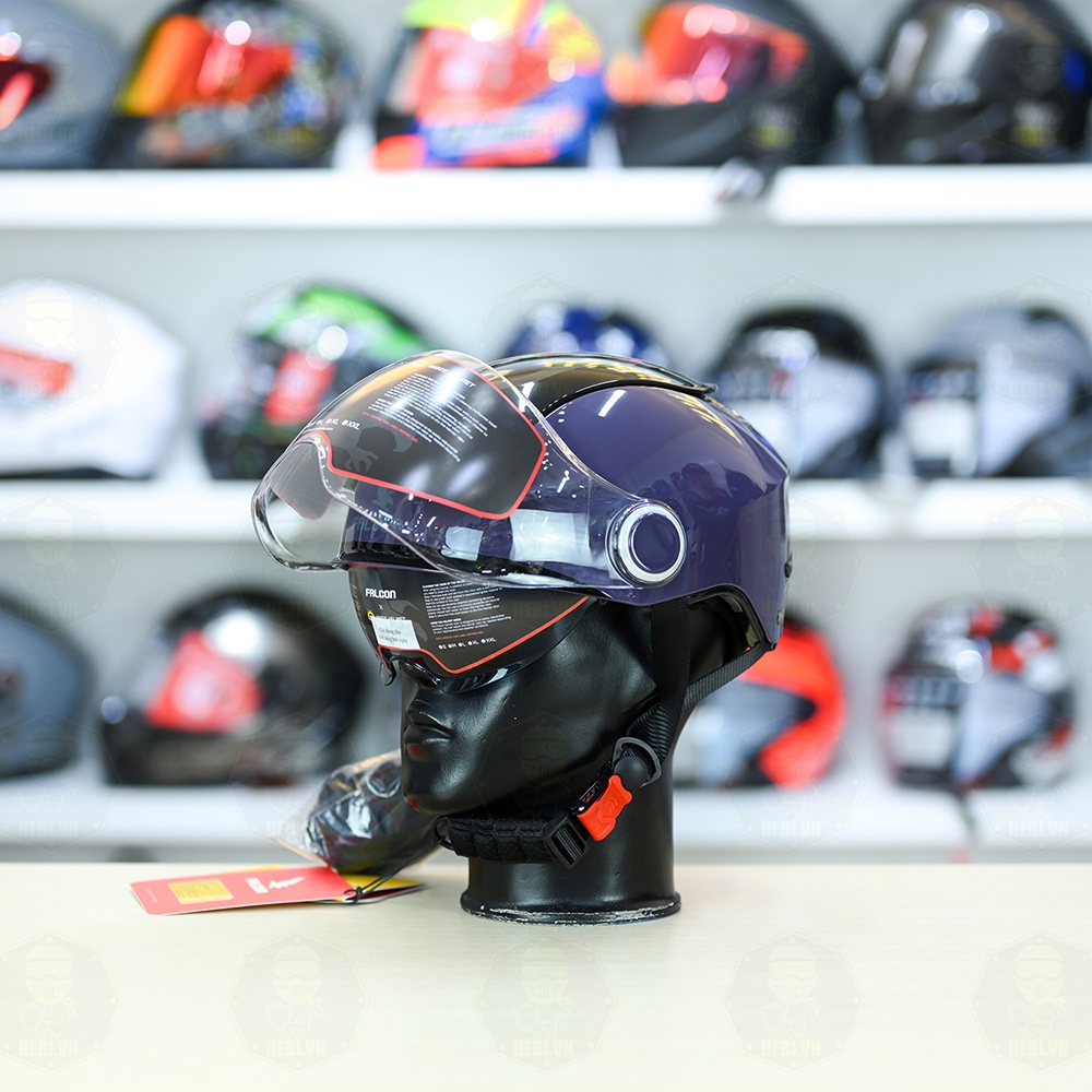 Nón POC Falcon Bee Tím Bóng FREESHIP