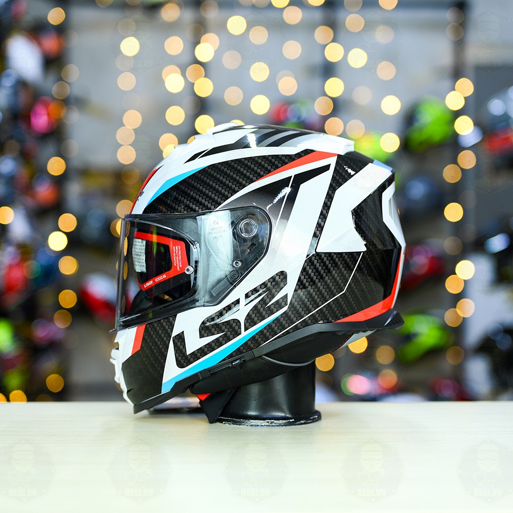 Mũ Fullface LS2 FF800 II KPA 2 Kính Xanh Đỏ RACER FREESHIP + Tặng Pinlock