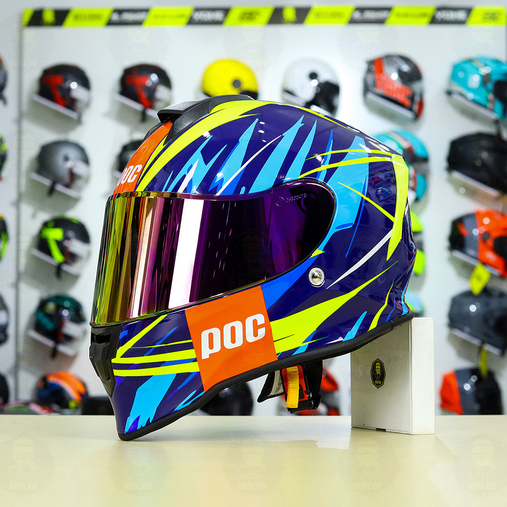 Mũ Fullface POC REVO Camo Xanh Vàng  FREESHIP