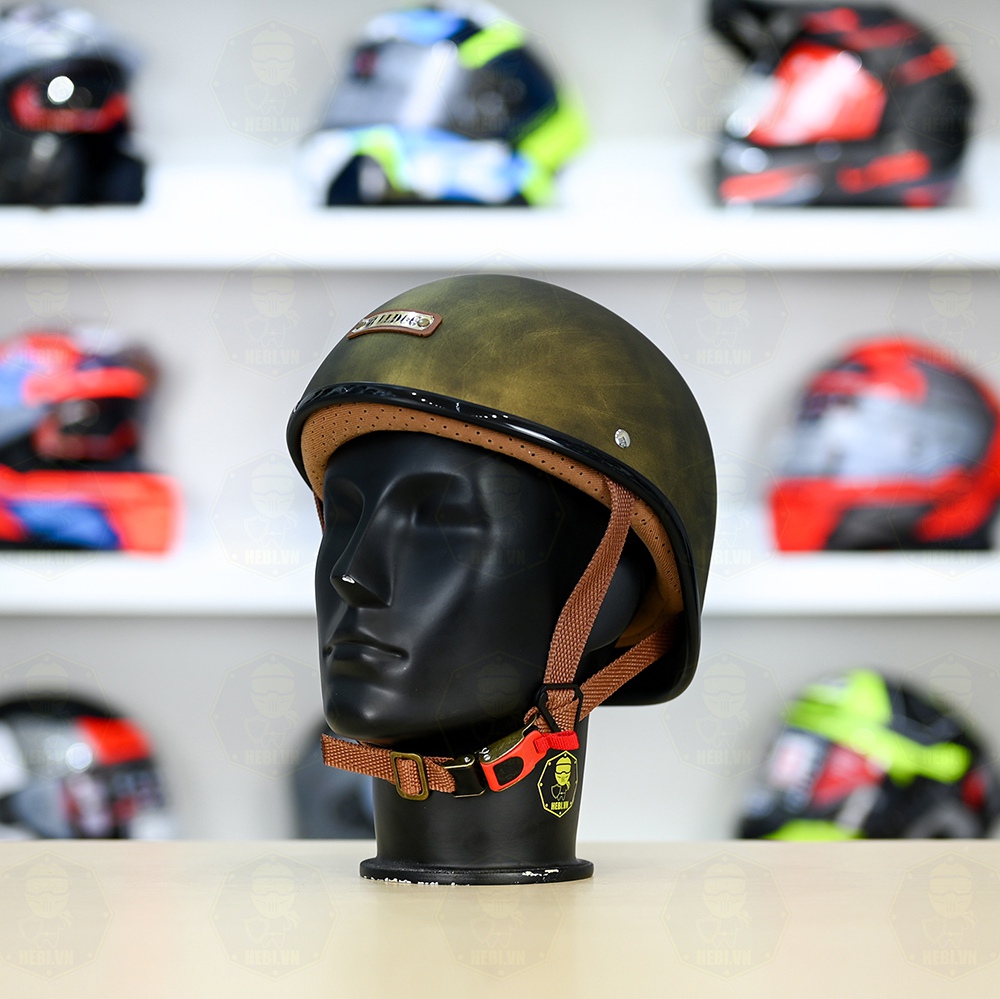 Mũ 1/2 Bulldog GANG Vàng Xước Nhám FREESHIP