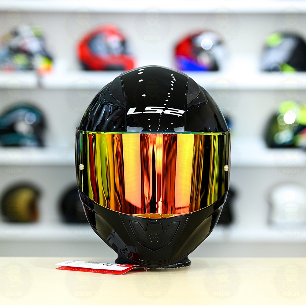 Kính Mũ LS2 FF353/FF800/FF320 Gương Revo Đỏ Đậm Freeship