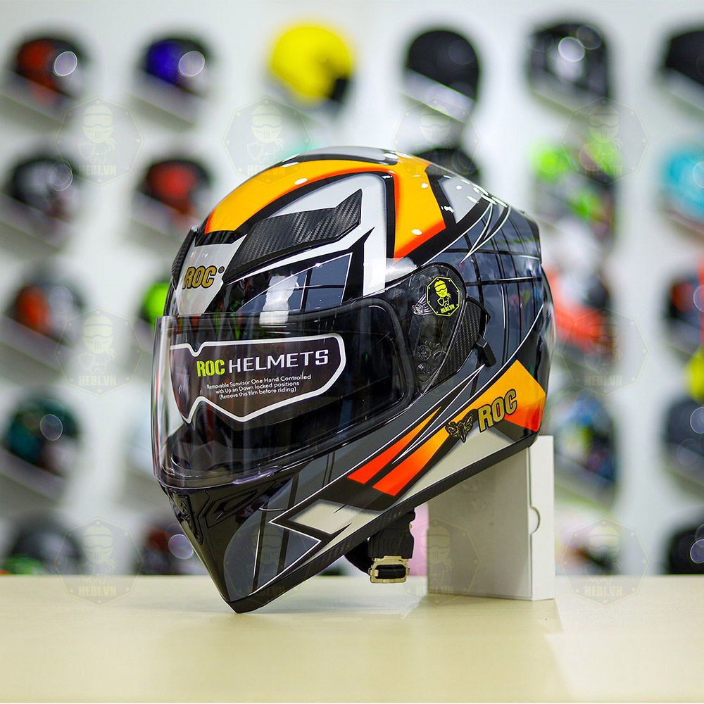 Mũ Fullface ROC 05 K3SV LIQUEFY Cam Bóng FREESHIP