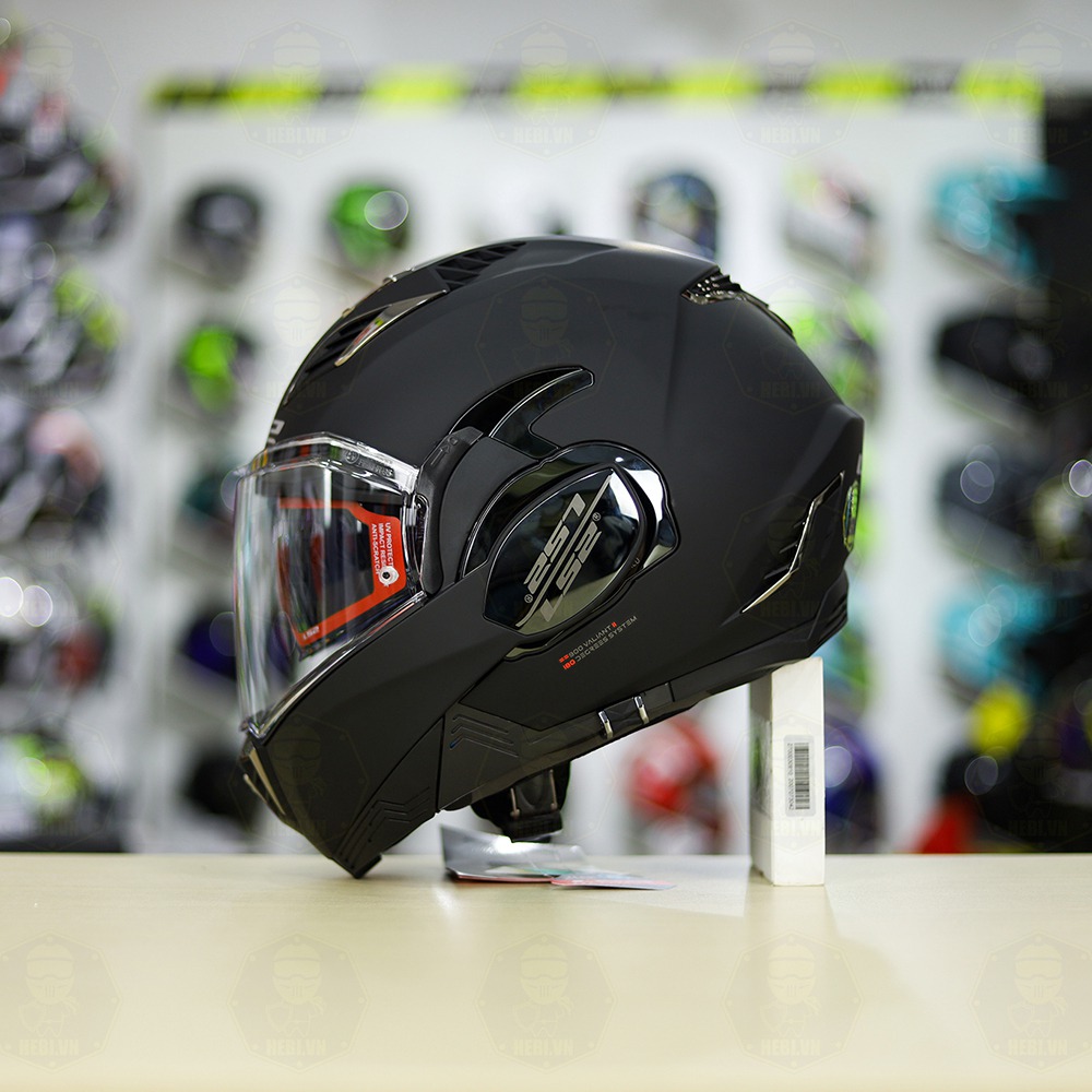 Mũ lật hàm LS2 FF900 Valiant II Đen Nhám Lật Hàm FREESHIP