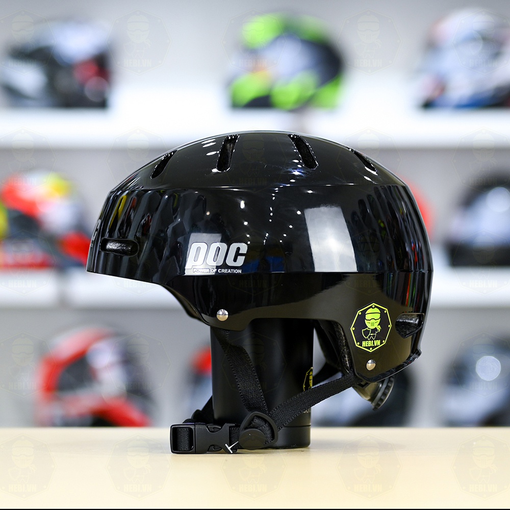 Nón Bảo Hiểm POC P05 Freesize FREESHIP - Đen Bóng