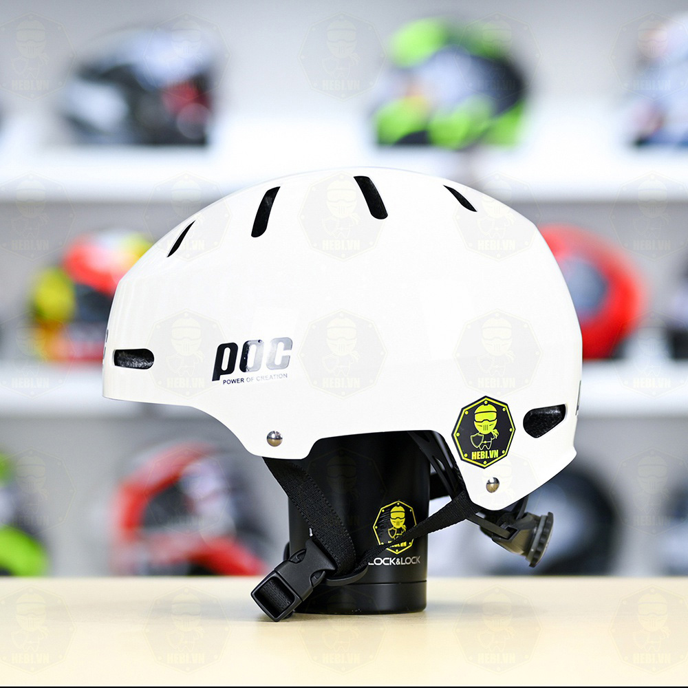 Nón Bảo Hiểm POC P05 Freesize FREESHIP - Trắng Bóng