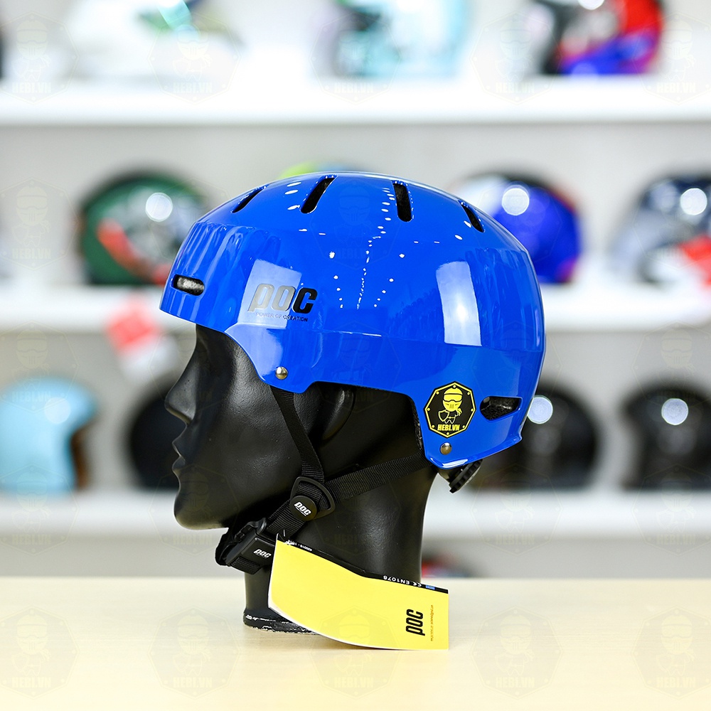 Nón Bảo Hiểm POC P05 Freesize FREESHIP - Xanh Dương Bóng