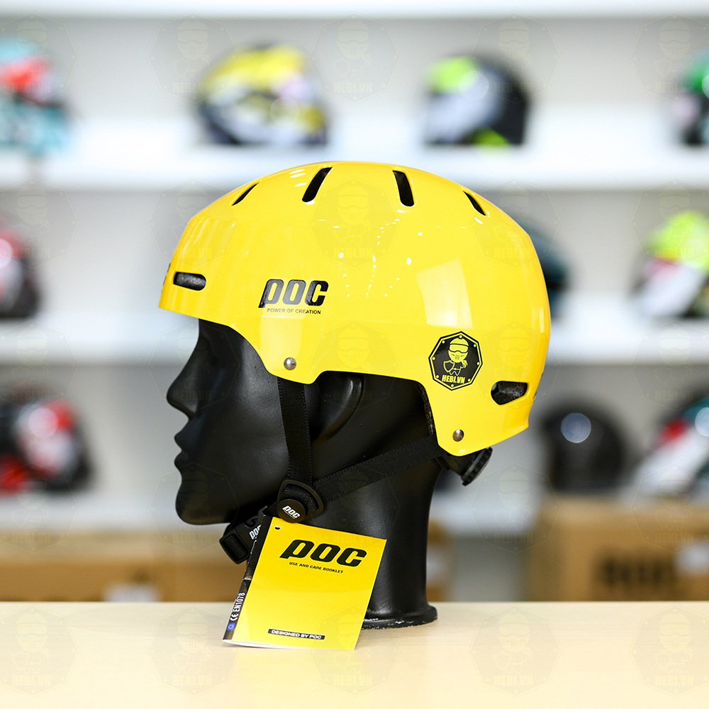 Nón Bảo Hiểm POC P05 Freesize FREESHIP - Vàng Bóng