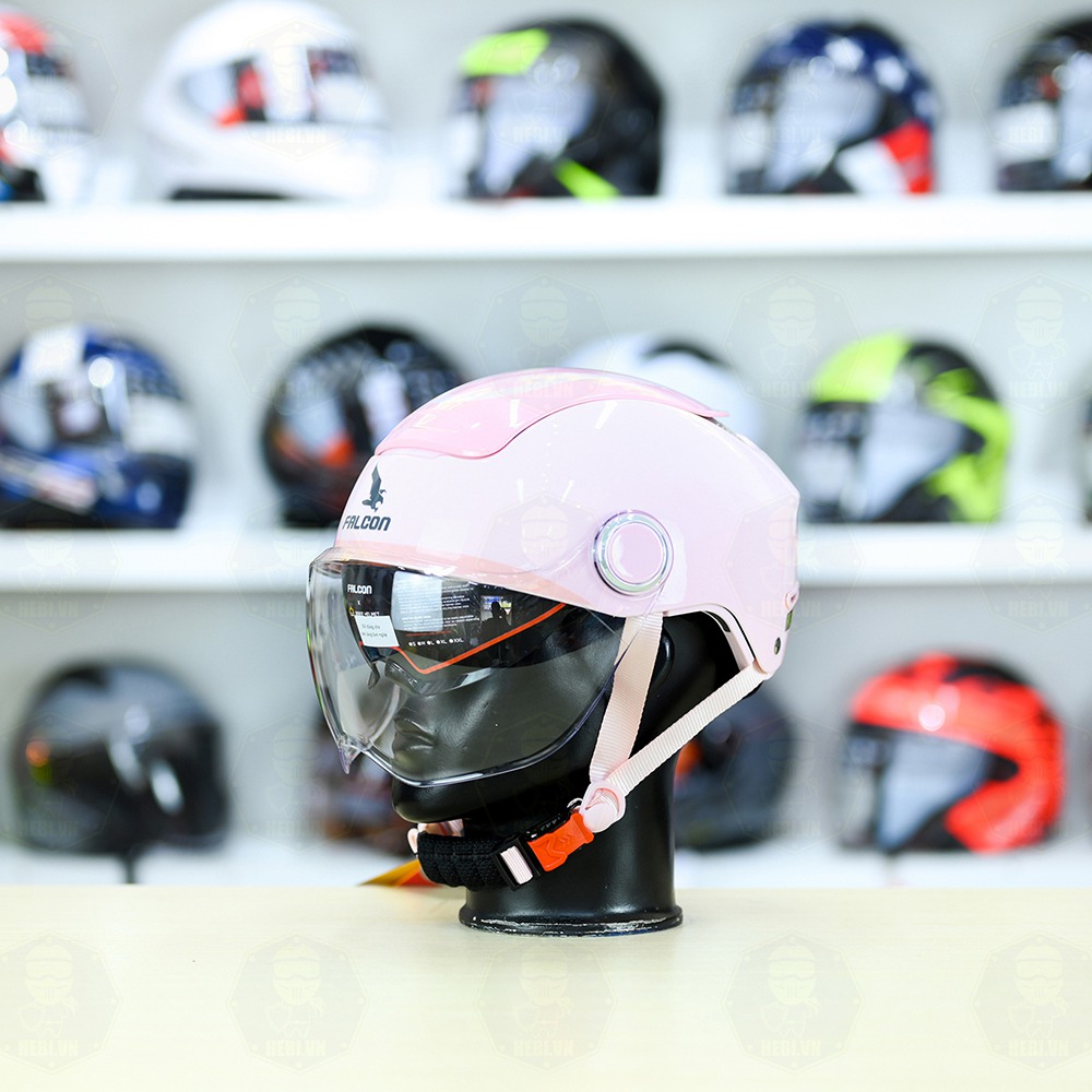 Nón 1/2 Falcon BEE Hồng Phấn FREESHIP