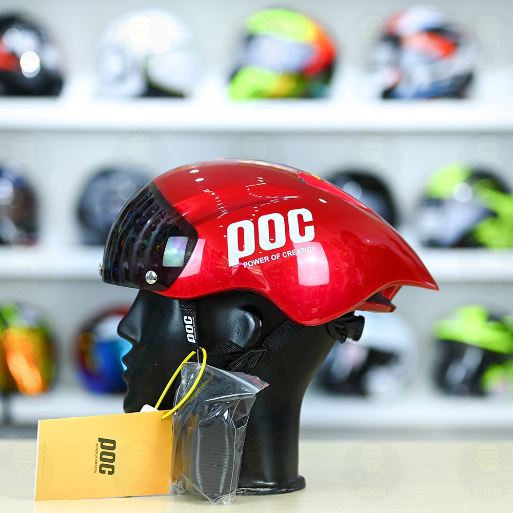 Nón POC P01 FREESHIP - Đỏ Đô