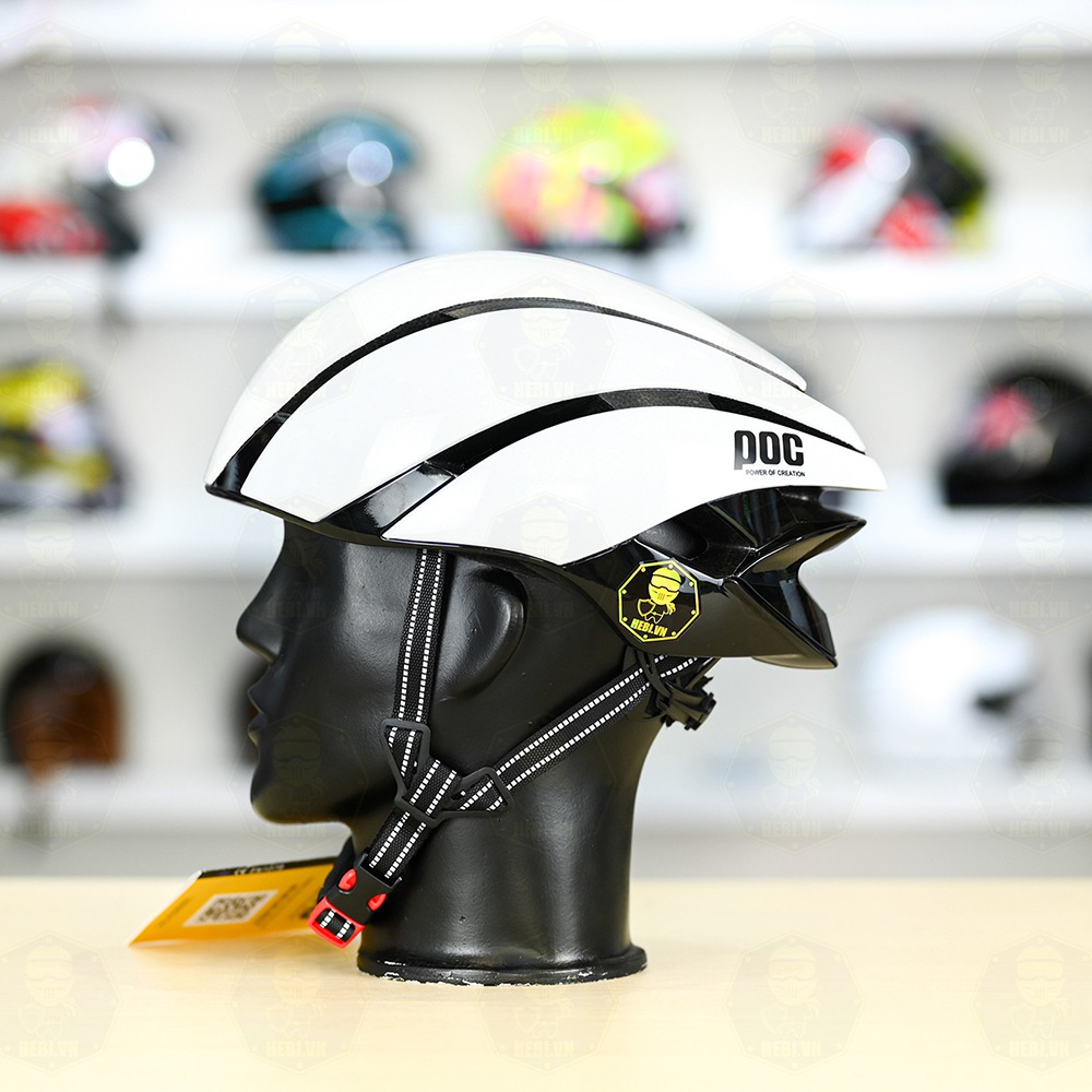 Nón Thể Thao POC P03 FREESHIP - Trắng Bóng