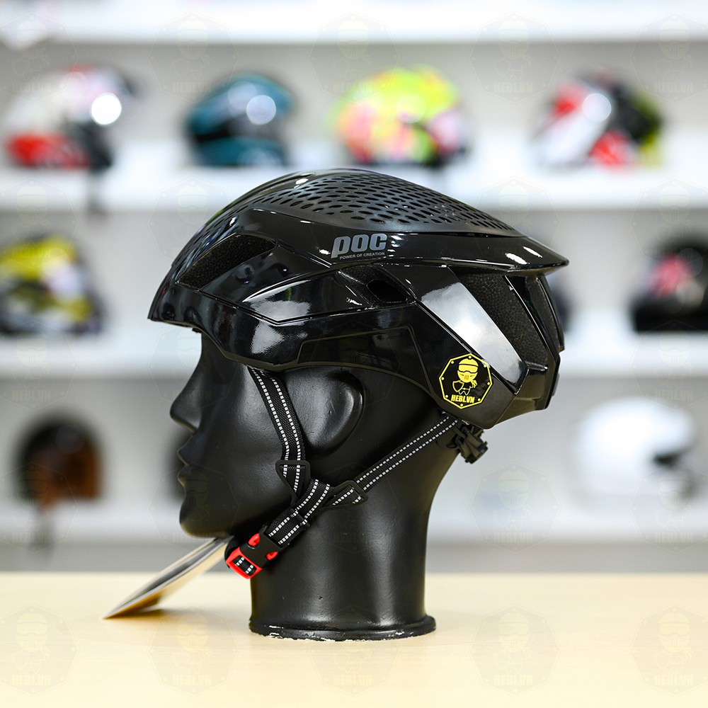 Nón Thể Thao POC P04 FREESHIP - Đen Bóng