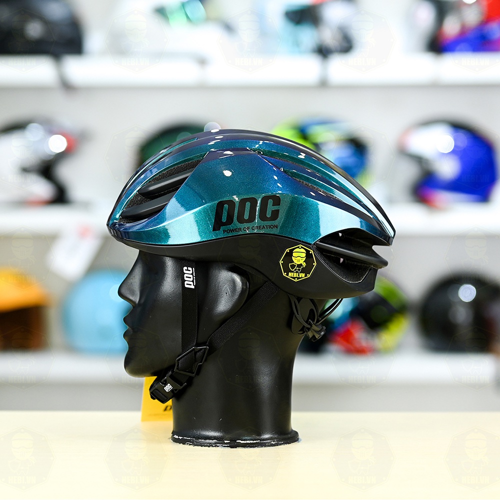 Nón Thể Thao POC P06 2022 FREESHIP - Titan Xanh Bóng