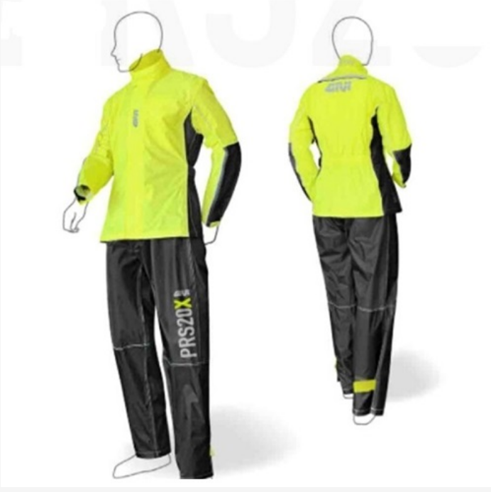 Áo mưa bộ GIVI PRS20X Đen Vàng FREESHIP