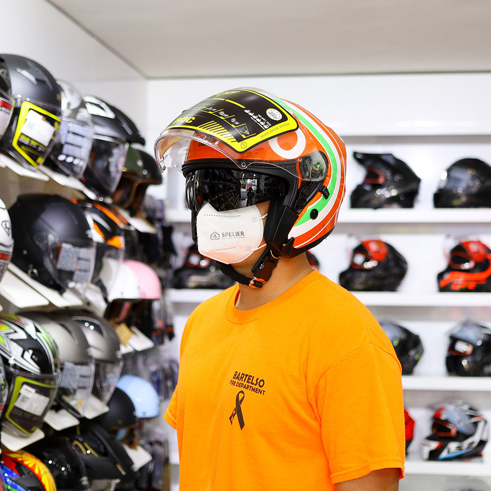 Mũ 3/4 ROC 02 V10 Hàng Thanh Lý - Không Bảo Hành - Không Đổi Trả FREESHIP