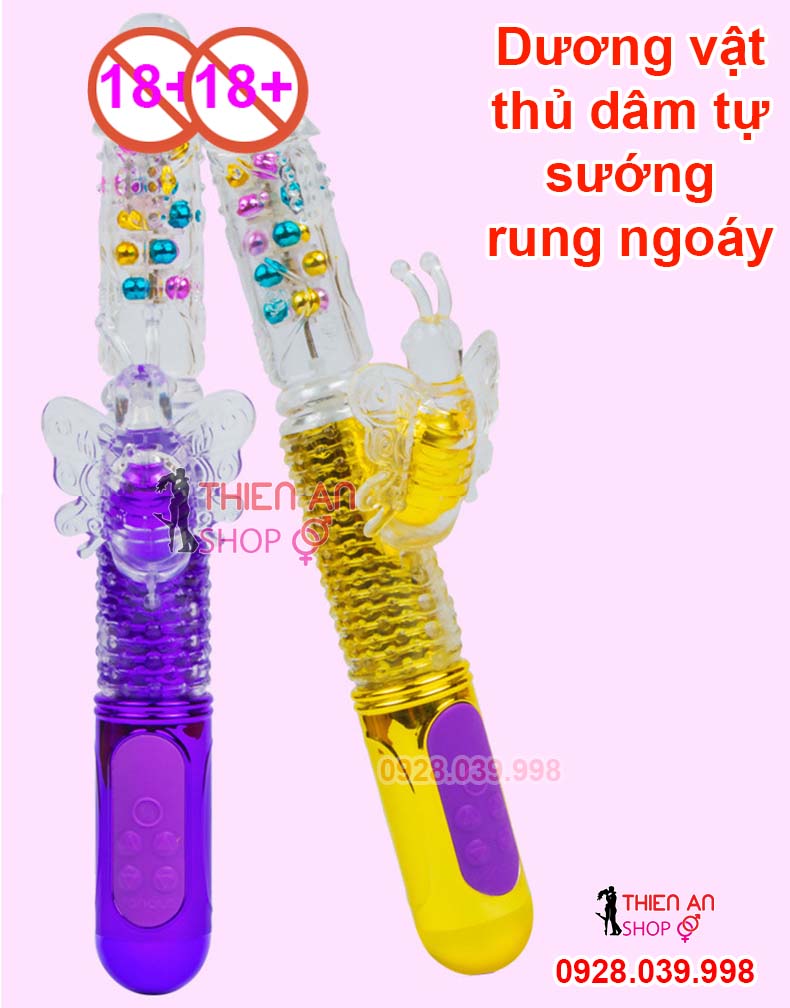 Dương vật giả rung thụt xoay nhiều chế độ dành cho nữ