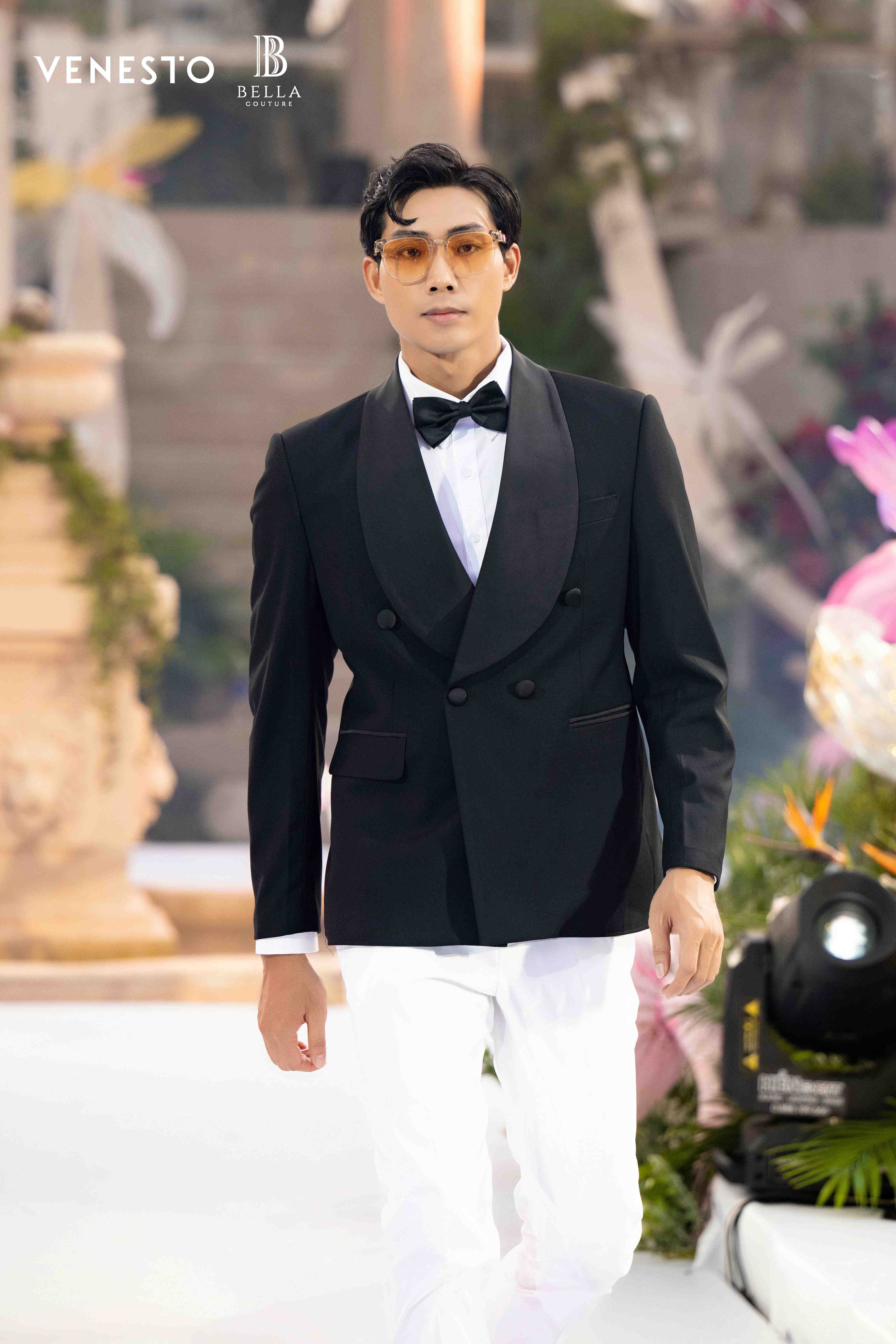 Áo vest tuxedos đen