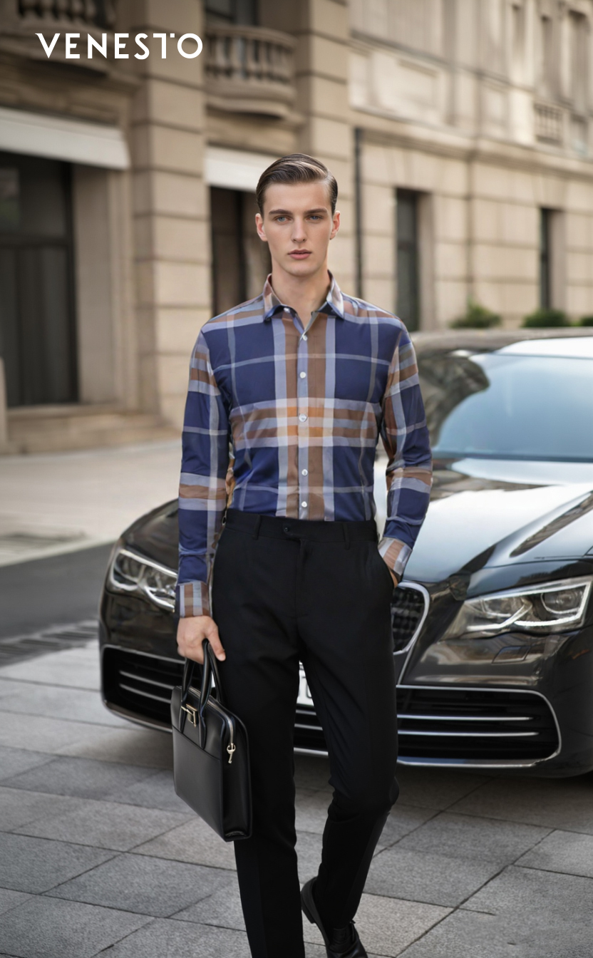 Áo sơ mi HT kẻ 11-25 Premium (Chiếc)