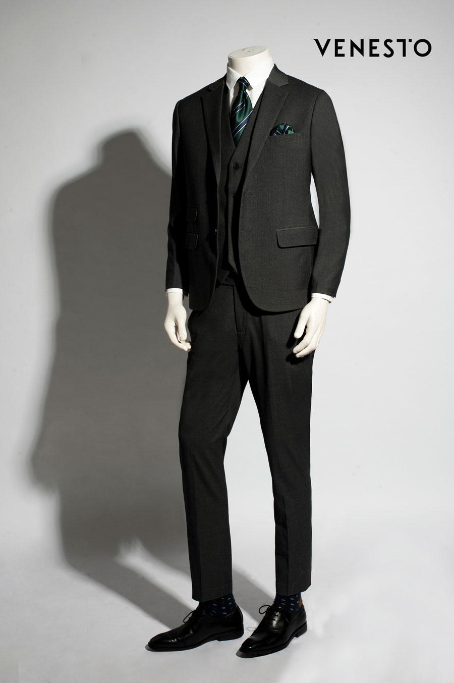 Bộ Vest xám trơn