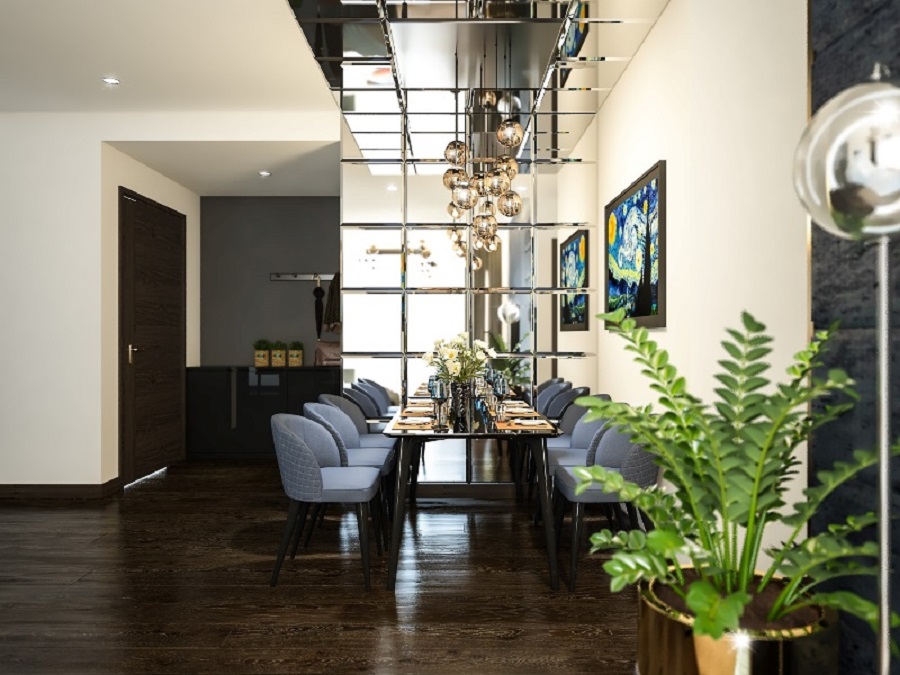 Nhà mẫu căn hộ Aqua Park Bắc Giang đã hoàn thiện nội thất