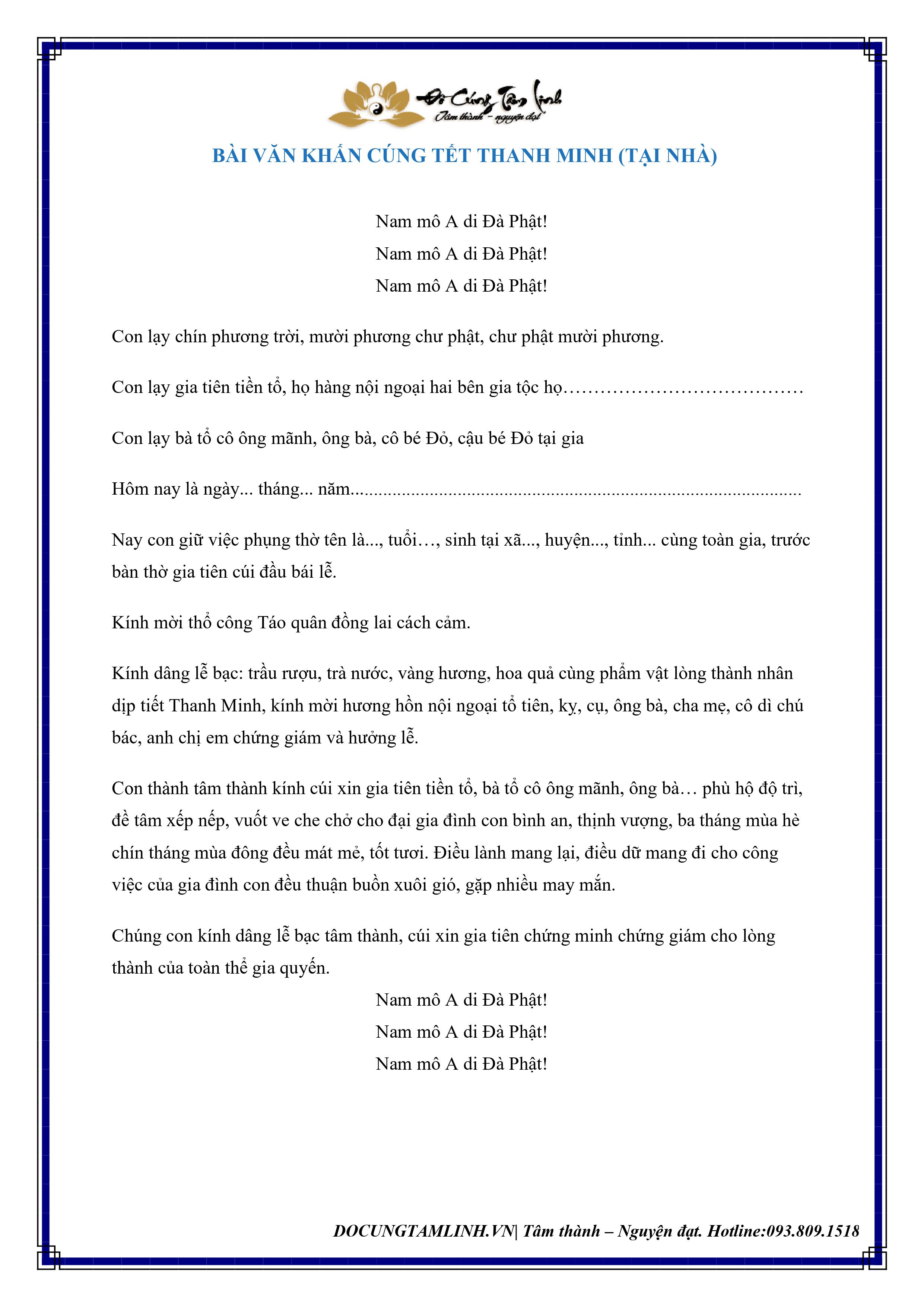 Bài Khấn Thanh Minh Tại Mộ: Tổng Hợp Các Mẫu Văn Khấn Và Hướng Dẫn Chi Tiết