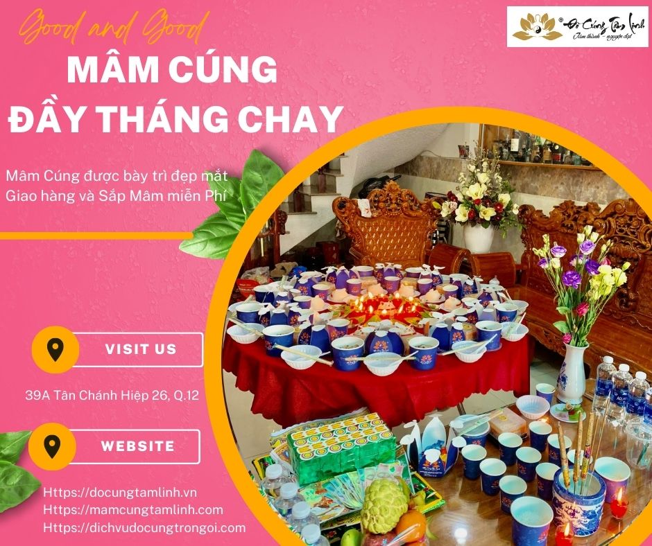 Mâm Cúng Chay Đầy Tháng Bé Trai