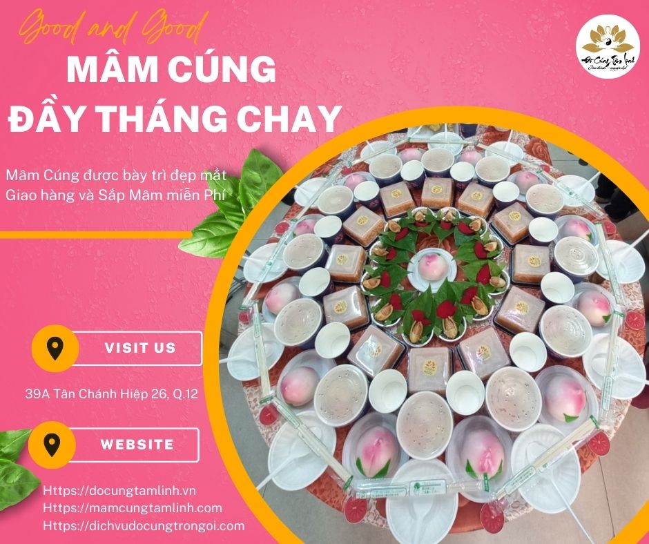 Mâm Cúng Chay Đầy Tháng Bé Gái VIP1