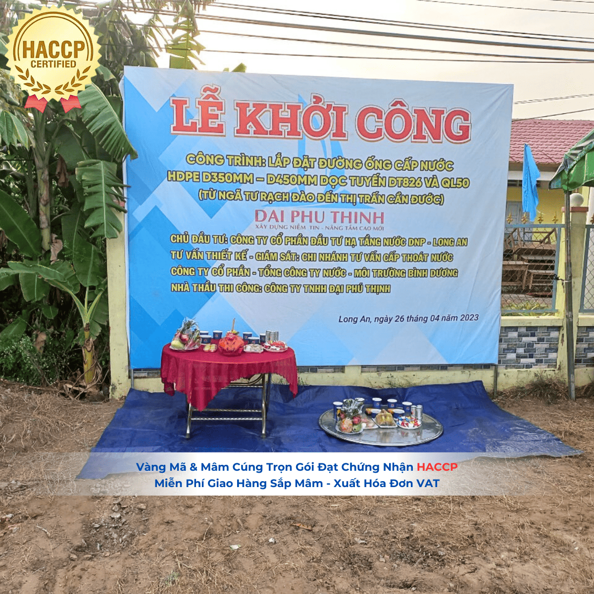 Mâm Cúng Động Thổ VIP3