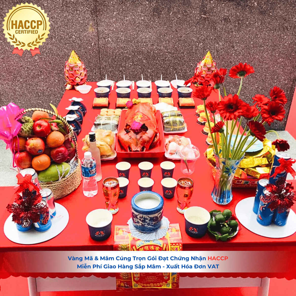 Mâm Cúng Khai Trương Thịnh Soạn VIP3
