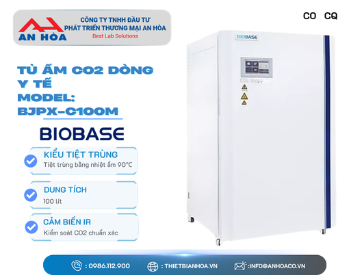 Tủ ấm CO2 bản y tế hãng: Biobase/Trung Quốc