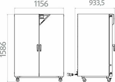 Tủ ấm đối lưu cưỡng bức 734L loại BF720, Hãng Binder/Đức