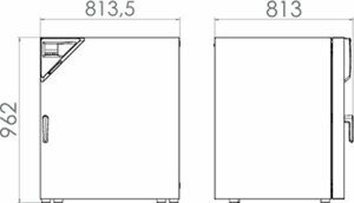 Tủ sấy đối lưu cưỡng bức tích hợp hẹn giờ 259L loại FED260, Hãng Binder/Đức