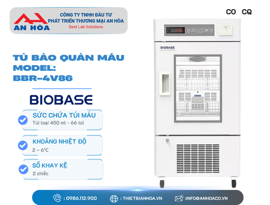 Tủ bảo quản máu dòng BBR hãng: Biobase/Trung Quốc