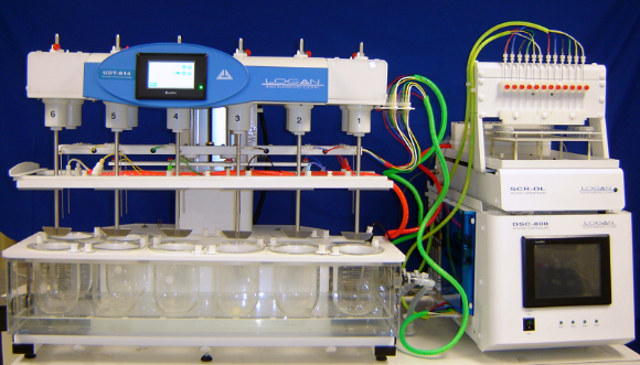 Hệ thống lấy mẫu tự động cho máy thử độ hòa tan 860BDL, Hãng: Logan Instruments/Mỹ