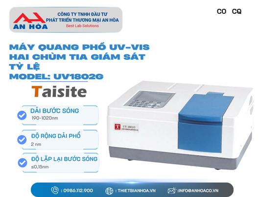 Máy quang phổ UV-VIS hai chùm tia giám sát tỷ lệ hãng TaisiteLab/Mỹ