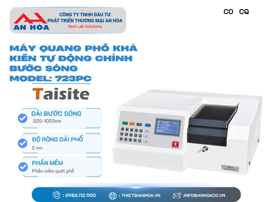 Máy quang phổ khả kiến dòng 72 tự động chỉnh bước sóng hãng TaisiteLab/Mỹ